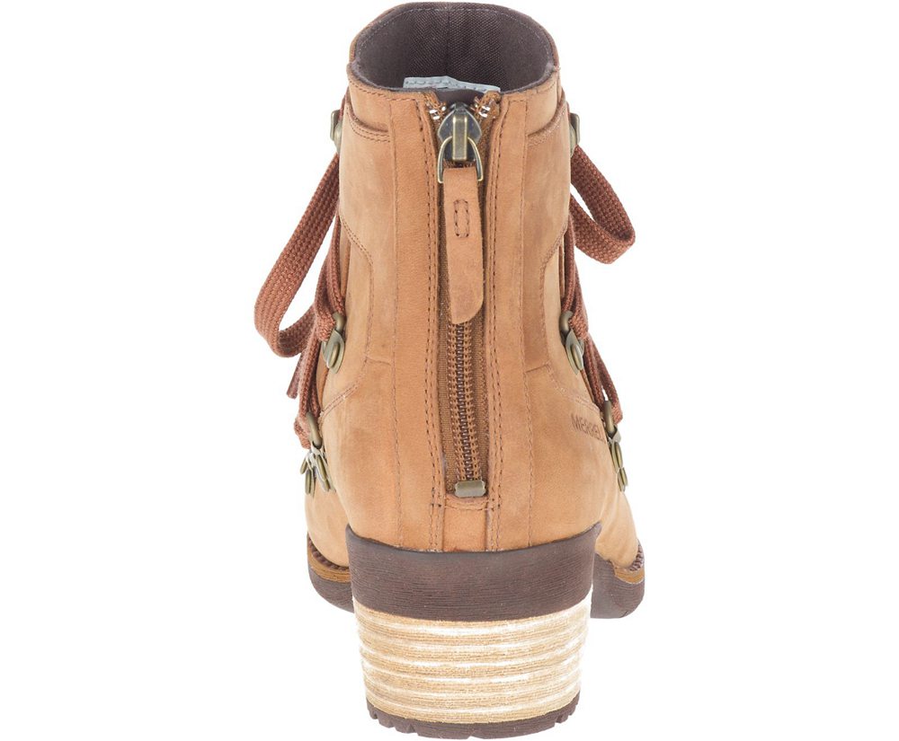 Merrell Boots Khaki - Shiloh II - Womens 21CXFDVEB